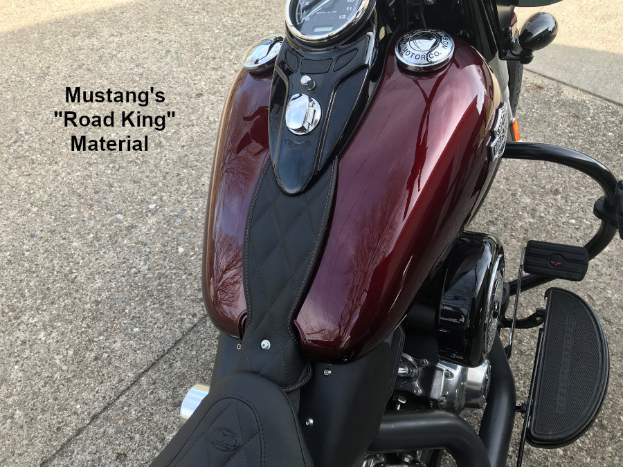 2018+ Harley Street Bob & Breakout tank bib – Three Mutts Custom Leather