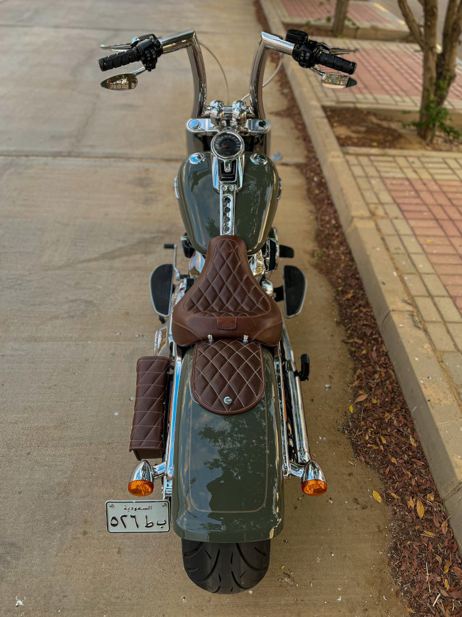 Fender bib - Harley Fatboy - Mustang Matching