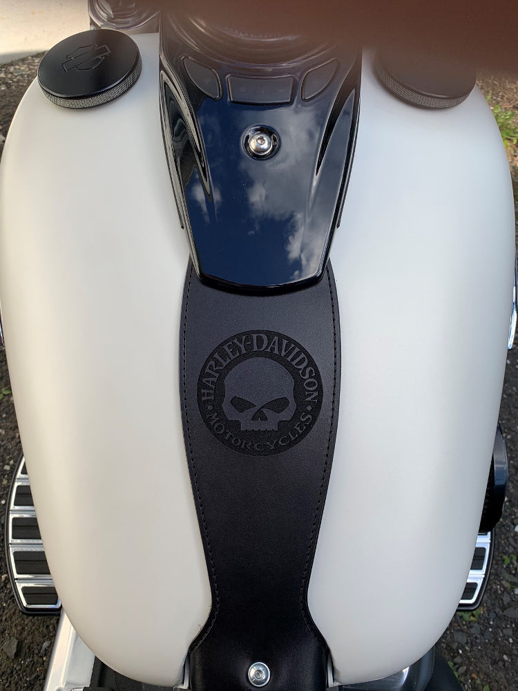 Softail tank outlet cover