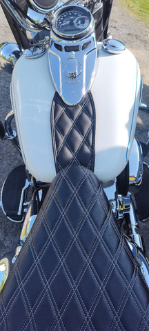 Introducing all new pure leather tank bra for Dyna, softail and