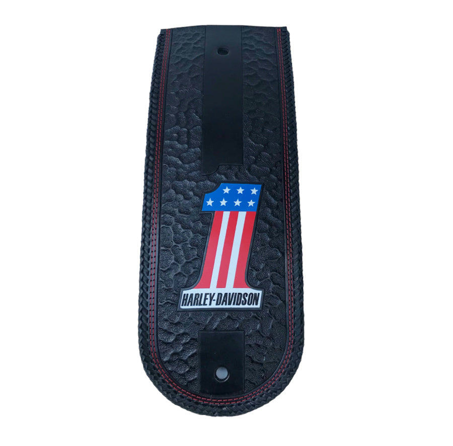 Sportster Chaos Pebbles fender bib – Three Mutts Custom Leather