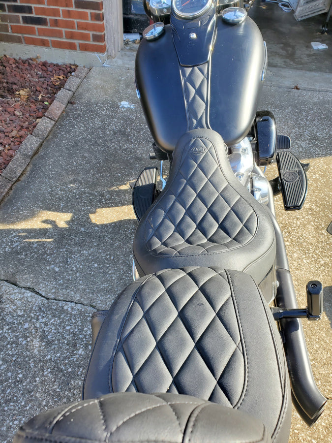 2018+ Softail Heritage & Deluxe bib set - Mustang Matching – Three ...